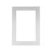 Metallic Silver Acid Free 22x28 Picture Frame Mats with White Core Bevel Cut for 20x24 Pictures -