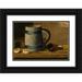 John Frederick Peto 18x14 Black Ornate Wood Framed Double Matted Museum Art Print Titled - Still Life with Mug and Pipe