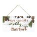 HSMQHJWE Garland Ties for Staircase Wooden Hanging Welcome Sign Welcome Rectangular Farmhouse Outdoor/Indoor DÃ©cor Rustic Welcome Sign For Porch Or Front Door Natural Wood Grain Stain Glass Hanging