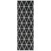 SAFAVIEH Adirondack Darien Geometric Runner Rug Black/Ivory 2 6 x 8