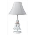 BO-5690-Cal Lighting-One Light Doll Skirt Table Lamp-5.5 Inches Wide by 21 Inches High