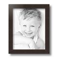 ArtToFrames 8x10 Inch Verlinga Brown Picture Frame This Brown Wood Poster Frame is Great for Your Art or Photos Comes with Regular Glass (4656)