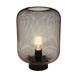 Black Metal Mesh Industrial Table Lamp