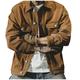 Male Shirt Jacket Denim Jacket Casual Long Sleeve Coats With Pocket