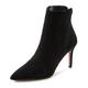 High-Heel-Stiefelette LASCANA Gr. 35, schwarz Damen Schuhe Reißverschlussstiefeletten