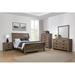 CDecor Home Furnishings Branson Weathered Oak 3-Piece Bedroom Set w/ Chest Wood in Brown | 55 H x 80.75 W x 95.75 D in | Wayfair 222738KE-S3C