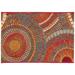 "Liora Manne Esencia Circles Indoor/Outdoor Mat Saffron 2' x 2'10"" - Trans Ocean ECN23803517"