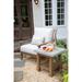 Inspired Visions Stockton Deep Seating Teak Patio Chair w/ Cushions Wood in Gray | 40 H x 34 W x 41 D in | Wayfair 5411300-0183000 (3211)