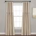Gracie Oaks Tivona Cotton Blend Blackout Thermal Rod Pocket Single Curtain Panel Cotton Blend in White | 84 H x 40 W in | Wayfair