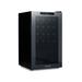 Newair 24 Bottle & 24 Can Single Zone Freestanding Wine Refrigerator, Glass in Black | 29.1 H x 16.9 W x 17.7 D in | Wayfair NWC024BK00