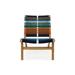 Lounge Chair - MasayaCo. Masaya Polyester Lounge Chair Polyester in Black/Blue/Brown | 31 H x 25 W x 31 D in | Wayfair 5000M.301.3200