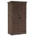 MCombo Garden 3 ft. W x 2 ft. D Solid Wood Lean-To Storage Shed in Brown | 63 H x 34.3 W x 18.3 D in | Wayfair 6056-0870BR