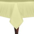 Ultimate Textile Square Polyester Linen Tablecloth Polyester in Yellow | 90 D in | Wayfair 2PK1-90X90-104