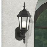 Hamilton 17 1/4" High Textured Black Outdoor Wall Light