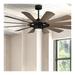 65" Modern Forms Wyndmill Black Barnwood 2700K LED Smart Ceiling Fan