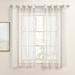 Mercer41 Pruneda String Thread Grommet Room Divider/Doorway/Wedding Window Curtain Panel White Single 52X84 Polyester | 63 H x 52 W in | Wayfair