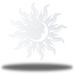 Dakota Fields Arnbert Sun Moon Face Wall Décor Metal in White | 18 H x 18 W x 0.0125 D in | Wayfair 1DF806FB668C45D3A137FD7560228B61
