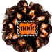 The Holiday Aisle® Halloween Wreath Boo Y'all Burlap/Deco Mesh in Black/Orange/White | 24 H x 24 W x 6 D in | Wayfair