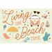 Highland Dunes Beach Vibes I - by Laura Marshall Wrapped Canvas Textual Art Metal | 32 H x 48 W x 1.25 D in | Wayfair