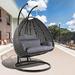 Arlmont & Co. Kirrah Swing Chair Outdoor Cover | 92 H x 80 W x 80 D in | Wayfair 6FE8A0DEC71C409FABC4CC330DC9699E