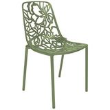 Red Barrel Studio® Joeliz Patio Dining Side Chair Metal in Orange | 32 H x 18.5 W x 15.5 D in | Wayfair 9A5CF95D63594163B537E50734942CF8