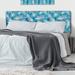 Dakota Fields Azzouz Panel Headboard Upholstered/Polyester in Blue | 46 H x 62.5 W x 2 D in | Wayfair 7110CAD63A7D41F49669B4DACD5C5528