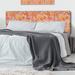 Bungalow Rose Panel Headboard Upholstered/Polyester in Orange/Red | 46 H x 62.5 W x 2 D in | Wayfair 9D31632D1104486799F1011A8C95931B