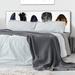 Dakota Fields Bineta Panel Headboard Upholstered/Polyester in Black/Blue/Gray | 46 H x 62.5 W x 2 D in | Wayfair C5B11FD922EB4F74AA451FBB0E77EE34