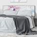 Wrought Studio™ Cauz Panel Headboard Upholstered/Polyester in Gray | 46 H x 62.5 W x 2 D in | Wayfair 79D7BEFF124349D4AC51A2CB6B177403