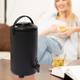 Latitude Run® 2.3 Gallon Insulated Beverage Dispenser w/ Insulated Matte Surface Black in Black/Gray | 26.5 H x 9.2 W x 9.2 D in | Wayfair