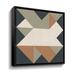 George Oliver Triangles III Highland - Graphic Art on Canvas in Blue/Brown/Gray | 14 H x 14 W x 2 D in | Wayfair 54AF8BECE5CC48C683407CE308D47475