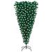 The Holiday Aisle® Upside-down Artificial Pre-lit Christmas Tree Party Decoration Green, Steel | 47.2 W x 21.7 D in | Wayfair