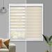 Symple Stuff Zebra Semi-Sheer Cream Roller Shade Synthetic Fabrics | 72 H x 51.75 W in | Wayfair B11B8AF4BD714CA29FBF9A8747964EBA