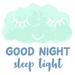 Isabelle & Max™ Good Night Cloud Canvas | 12 H x 12 W x 1.25 D in | Wayfair BBF857525FB847008612F411456987FD