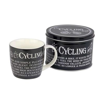 Gift For Man Cycling Mug In A Tin