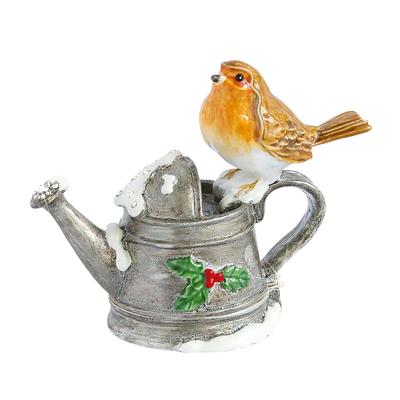 Craycombe Trinkets Robin On Watering Can