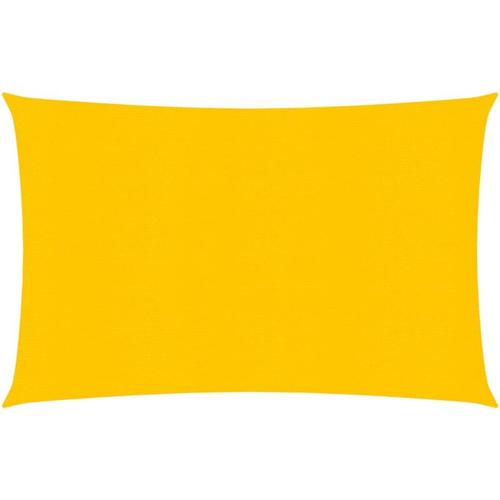 Sonnensegel,Sonnenschutzsegel 160 g/m² Gelb 2,5×4 m hdpe vidaXL