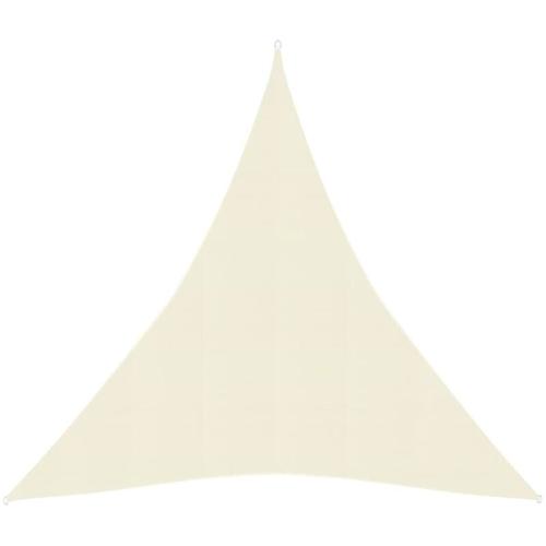 Sonnensegel,Sonnenschutzsegel 160 g/m² Creme 5x6x6 m hdpe vidaXL