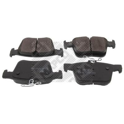 MAPCO Bremsbelagsatz, Scheibenbremse hinten rechts links für SKODA VW SEAT AUDI VAG 5Q0698451AD 5Q0698451N 5Q0698451C 66