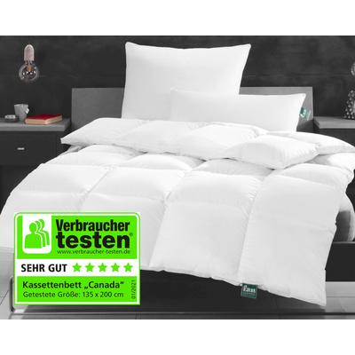 Frankenstolz »fan Canada« Bettdecke Biobasiert Kassettenbett medium / 200x220 cm / 830g Image