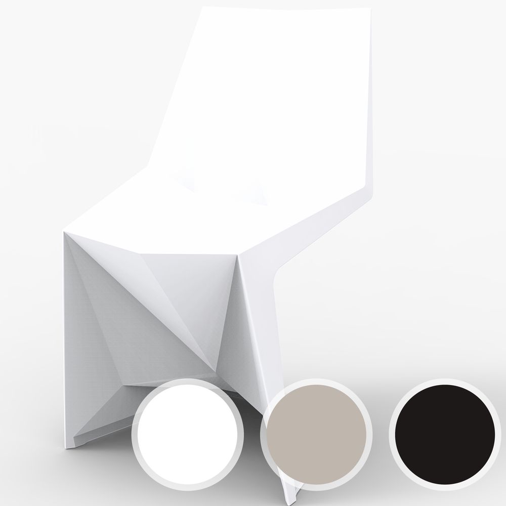 Vondom »VOXEL« Outdoor Stuhl Ecru / Basic Matt Image