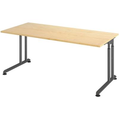 HAMMERBACHER Schreibtisch »Z-Line« 180 cm Gestell graphitfarben grau, 180x82x80 cm Image