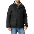 TOM TAILOR Herren Feldjacke aus Baumwolle 1032488, 29999 - Black, 3XL