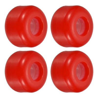 54mm Skateboard Wheel Street Wheels Cruiser Wheels Replacement 85A, Red 4pcs