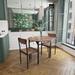 3-Piece Dining Table Set with Drop Leaf and 2 Chairs