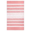 Lush Ambience Hand Made Striped Premium Area Rug|Machine Washable Natural Soft Underfoot Hand Woven Cotton Rug (8 X10 -Pink )