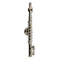 Miniature SILVER FLUTE MAGNET Musical Instrument 3 Long Superb Detail