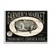 Stupell Industries Farmer s market Est. 1902 Vintage Sign Farm Pig 20 x 16 Design by Stephanie Workman Marrott