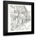 Vess June Erica 20x24 Black Modern Framed Museum Art Print Titled - European City Sketch V