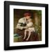 LÃ©on-Jean-Basile Perrault 15x18 Black Modern Framed Museum Art Print Titled - Mother with Child (1894)